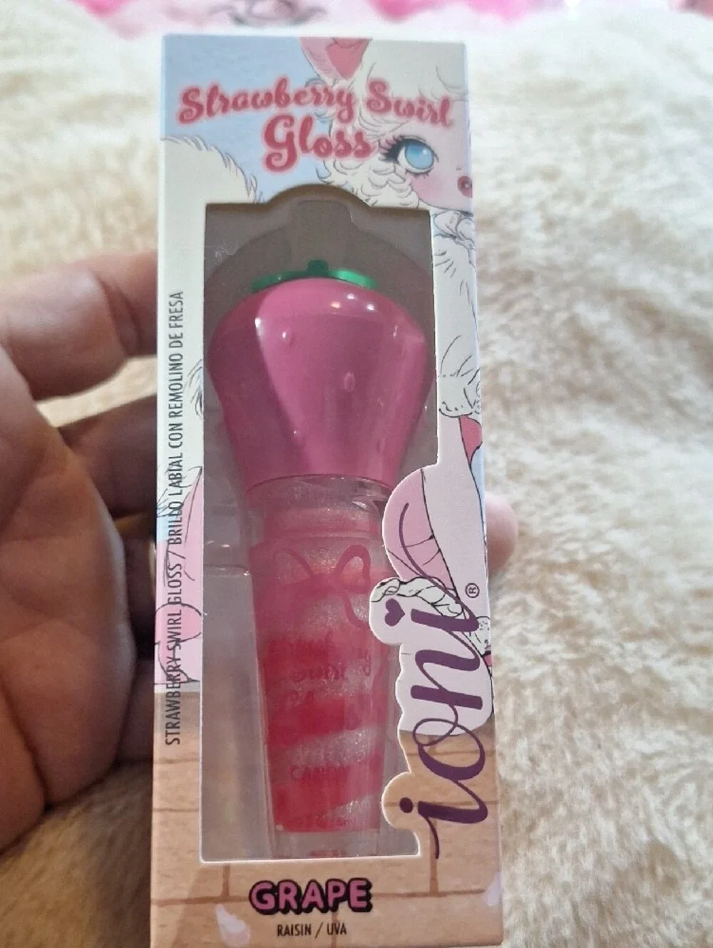 Strawberry Swirl Gloss Duo — Pink (Grape) & Red Lip Gloss